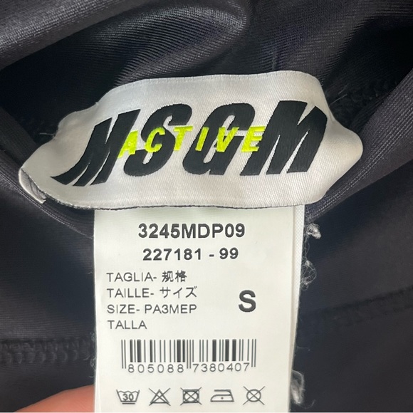 MSGM black high shine legging - Picture 4 of 6